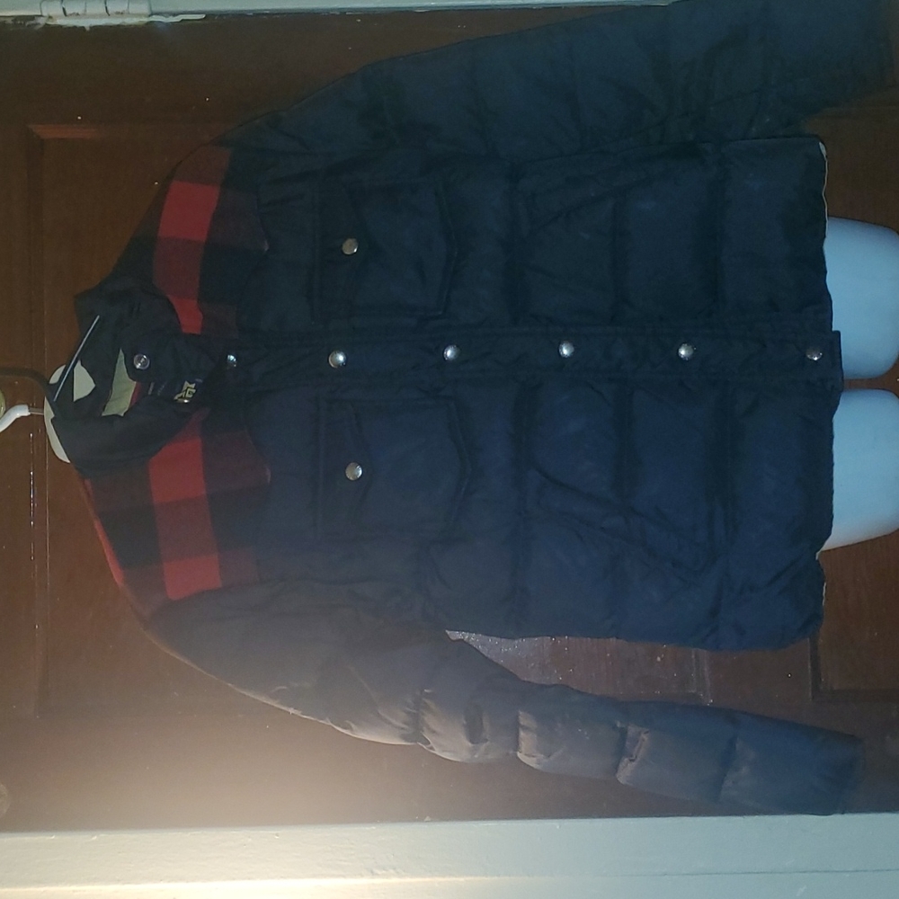 Women's Penfield barely used Down Buffalo Plaid Jacket coat. - Picture 2 of 4